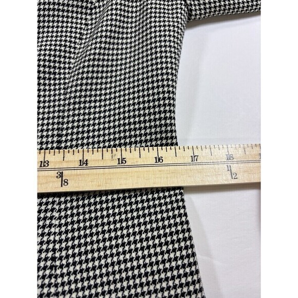 Ralph Lauren Purple Label Blazer Black White Houndstooth Puppytooth 8 Zip Close - Picture 10 of 12